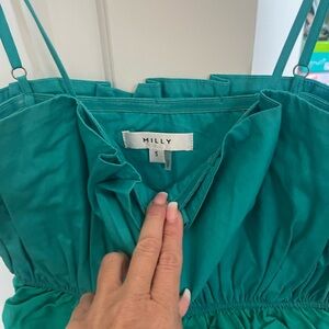 Milly Teal Sleeveless Dress new without tags